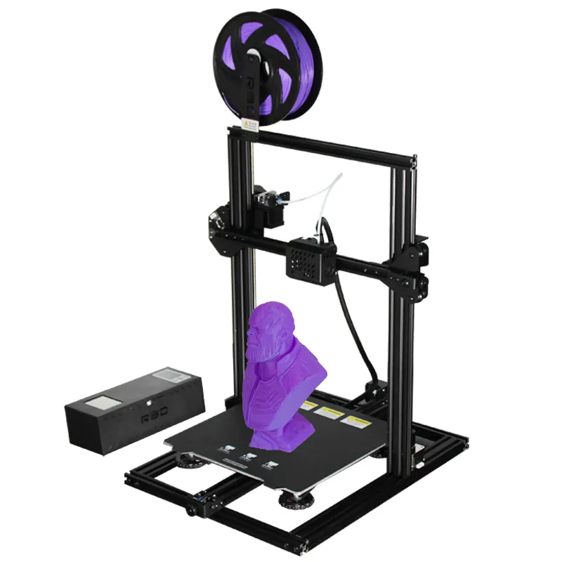 OEM/ODM R3D Large 3D Printer DIY Kit PLA Spring Steel Heated Bed Desktop For Sale Digital 3d printers