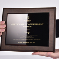 Plaques de trophées en verre et en cristal en gros, gravées au laser personnalisées, boîtes de rangement durables pour souvenirs