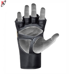 Gants d'entraînement professionnels de boxe et de MMA en cuir véritable Gants en cuir de conception personnalisée pour les arts martiaux - Product Image 4