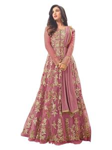 Lehenga Choli en soie avec dupatta, dernier modèle de broderie de créateur, travail de séquence, tenue de mariage moderne, prix bas, vêtement ethnique - Product Image 3
