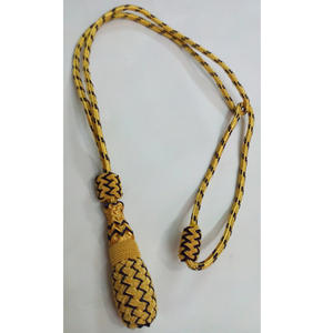 Nudos de espada táctica hechos a mano de fábrica para alambre de oro uniforme del Reino Unido y material de cuero disponibles a un precio - Product Image 3