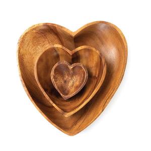 100% bol à pâte en bois naturel pour la maison et la cuisine nouveau Design bols en bois avec pochette de voyage bas prix emballé dans un carton - Product Image 5