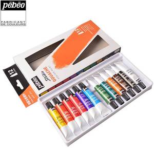 <span class=keywords><strong>Pebeo</strong></span> 12 Couleurs 12ml Vente en Gros <span class=keywords><strong>Peinture</strong></span> Gouache Professionnelle pour Artistes <span class=keywords><strong>Tube</strong></span> en Aluminium Studio pour Débutants - Product Image 6
