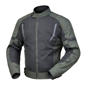 Blouson en Textile pour moto, imprimé personnalisé, noir et Orange, pour hommes, résistant aux déchirures, à faire soi-même - Product Image 4