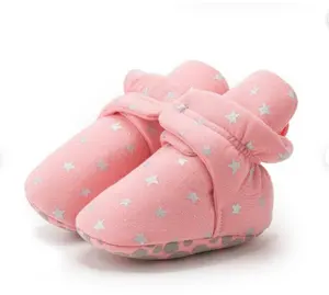 Scarpe da bambino inverno Baby Boy Girl Booties Fluff Soft Toddler Shoes First Walkers scarpe da neonato calde antiscivolo