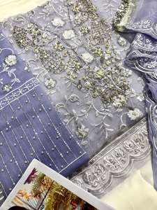 คุณภาพสูงสุดสตรีปากีสถานออกแบบชุดอินเดีย salwar ชุด kurti ชุดนอนพรรคสวมใส่สบายๆชุดสวยโดย WS INTL - Product Image 3