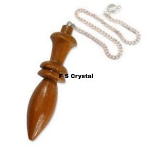 Péndulo de madera de la mejor calidad, péndulo curativo de piedras preciosas, compra de cristal F S - Product Image 2