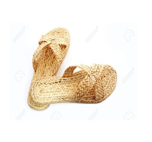 Pantofola di alghe di nuova moda con taglie e logo personalizzato da utilizzare per l'hotel di pantofole da donna di casa in stock dai mestieri di <span class=keywords><strong>paglia</strong></span> del Vietnam - Product Image 4