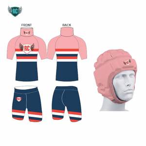 Ensemble maillot et short sans manches sublimés personnalisés, vêtements de sport rouge marine, uniforme d'entraînement, vêtements de sport respirants à séchage rapide - Product Image 2