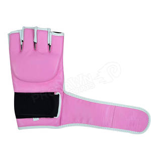 Meilleurs gants d'entraînement MMA en cuir de vachette personnalisés Poinçonnage en cuir véritable disponible 8oz 6oz Gymnases OEM ODM Logo privé Design - Product Image 4
