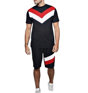 Custom Solid Color Summer Men Short Suits Wholesale Youth and Adults Fashion Causal <b>Twin</b> <b>Sets</b> - Product Image 6