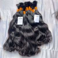 Extensión de cabello rizado Natural sin procesar, pelo rizado Natural a granel, sin procesar, con cutícula
