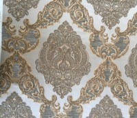 Tela de Sofá Jacquard Turca de Alta Calidad, Terciopelo Holandés, Nueva, con Lámina de Poliéster, Tejido con Patrón, con Función de Oscurecimiento