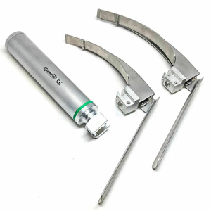 Bán HOT GORAYA Đức Laryngoscope Mac + Miller Bộ 10 Lưỡi & 2 Xử Lý EMT Gây Mê-Đức STL CE ISO Chấp Thuận - Product Image 1