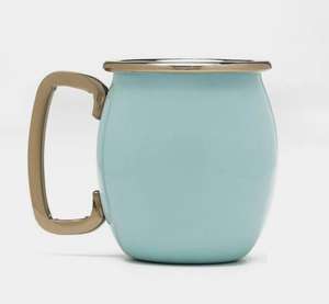 Taza de Mula esmaltada moderna decorativa al por mayor hecha a mano con logotipo personalizado estampado taza de Mula esmaltada cocina y mesa - Product Image 1