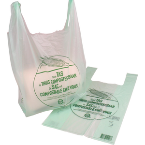 Bolsa de Camiseta Compostable y Biodegradable en Rollo para Productos, Empaque Sostenible, Gran Venta 2026 - Product Image 2