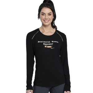 เสื้อยืดคอกลมแขนยาวพิมพ์ลายดิจิทัลสำหรับผู้หญิงและเด็กสาว - Product Image 1