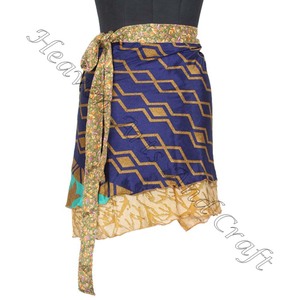 มินิกระโปรงวินเทจผ้าไหมมายากล21 "ตัดมินิกระโปรงเชือกแขวนคอ - Product Image 1