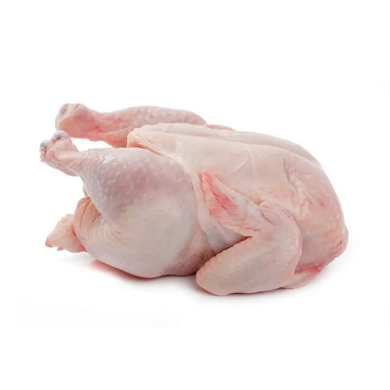 हलाल जमे हुए पूरे चिकन त्वचा पर, जमे हुए चिकन पैर के साथ 55g + ब्राजील में किए गए SIF प्रमाणीकरण, कमजोर चिकन स्तनों