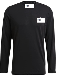 T-shirt de Sport à manches longues pour homme, 65% Polyester, 35% coton, importé du Bangladesh - Product Image 5