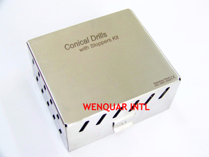 Kit de taladros cónicos con topes, implante Dental, irrigación quirúrgica externa, 25 uds. - Product Image 5