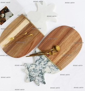 Planche à découper en bois et marbre faits à la main planche à découper de fruits de taille personnalisée de qualité exclusive pour ustensiles de cuisine - Product Image 5