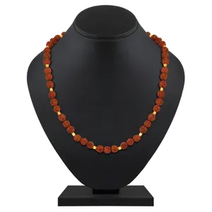 En gros Longue Ethnique Rudraksha Collier Perle Mala