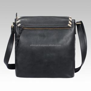 Luxury Designer Hair-On-Cowhide Cow Pebble Grain Leather Crossbody Tote <b>Handbag</b> Fashionable Makeup <b>Storage</b> Zipper Closure Bag - Product Image 3