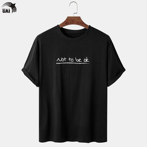 Camiseta ajustada para hombre de alta calidad 2025, mezcla de algodón y poliéster, Impresión de logotipo personalizado, precio al por mayor, suministro de fabricación - Product Image 1