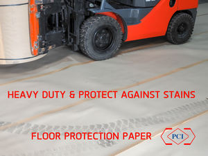 Floor Protection <b>Paper</b> Supplied in <b>Brown</b> <b>Paper</b> <b>Roll</b> Standard Size 42" x 100' for Protecting Surfaces during Home Improvements - Product Image 2