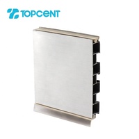 Plinthes de cuisine TOPCENT au design moderne en PVC et alliage d'aluminium pour usage hôtelier