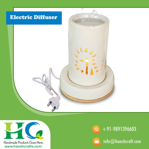 Premium <b>Ceramic</b> Electric Aroma Oil <b>Diffuser</b> Lamp Handcrafted Table <b>Diffuser</b> | Essential Oil Burner for Home Spa Decor Relaxation - Product Image 2