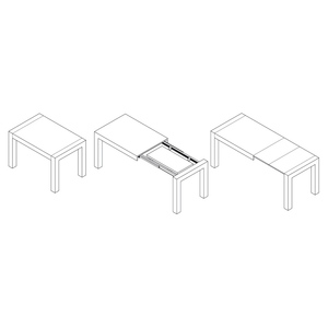 Mécanisme en Aluminium de Table extensible, gx Ram industriel T59 - Product Image 2