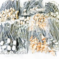 Venta al por mayor hecho a mano resina Seashell Hairstick mujeres accesorios gratis 80 piezas para el envío puerta servicio hecho Bali Indonesia