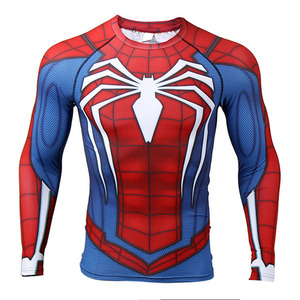 Spider-men Sublimated Men's Sports <b>Compression</b> <b>Shirts</b> Rash Guards-Eco-Friendly Anti-Bacterial Breathable & Quick Dry Sleeveless - Product Image 1