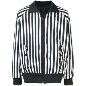 Arbitre de football réversible noir et blanc veste Baseball arbitre rayé veste Original réversible arbitre pull/maillot - Product Image 5