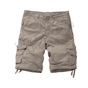 Pantalones cortos cargo más vendidos para hombres Multi bolsillo logotipo personalizado Casual Color clásico botón cintura pantalones cortos cargo a los mejores precios - Product Image 1