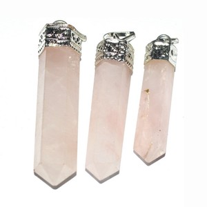 ซื้อกุหลาบควอตซ์หมวกดินสอจี้ | รับกุหลาบควอตซ์หมวกดินสอจี้ - Product Image 1
