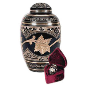 Nouvelle urne funéraire en métal rouge et rose pour adultes, urne de crémation pour adultes de style américain/européen - Product Image 4