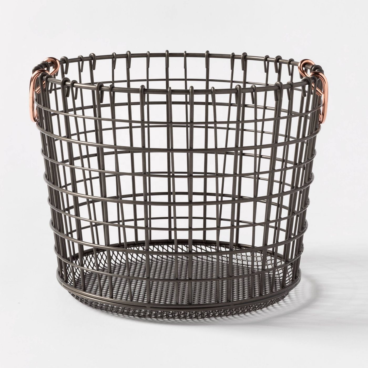 Large Wire Basket, Steel Versatile Storage & Organization Utility Tote, Cube Storage Bin for Home Organization