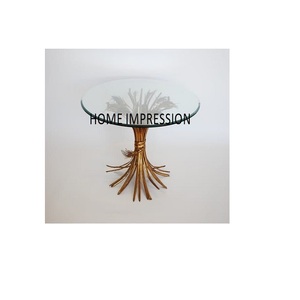 Table basse ronde en métal avec miroir, produit de luxe, mobilier d'intérieur, Table basse - Product Image 6