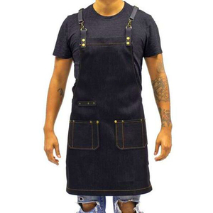 Delantales de peluquero con correa de ajuste de cuero resistente, vestidos largos para belleza y cuidado personal, capa de peluquería - Product Image 2