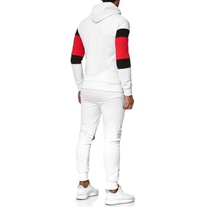 Ensemble de survêtement unisexe 2 pièces en molleton de coton respirant et coupe-vent, idéal pour l'hiver, style streetwear, avec sweat à capuche et pantalon, qualité supérieure, sur mesure - Product Image 3
