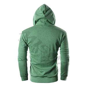 New Style Casual Long Sleeve Zipper Hoodie High Quality Custom Fleece Zip Up Hoodies For Men - Product Image 3