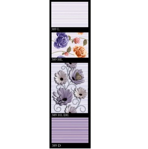 Carrelage mural en céramique porcelaine grise design pour salle de bain 30x45cm - Product Image 6