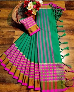 Saris en soie pour occasions spéciales, tenues de mariage, designs modernes - Prix de gros - Product Image 4