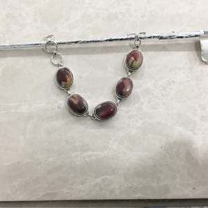 Venta al por mayor 925 pulseras de plata esterlina con atractivo diseñador Mookaite piedra preciosa Ovalada para bodas y fiestas de regalo - Product Image 2