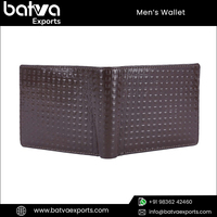 Dompet Lipat Pria Kulit Asli Lapisan Katun Berkualitas Premium Anti RFID Koleksi Terbaru Muat 8 Kartu