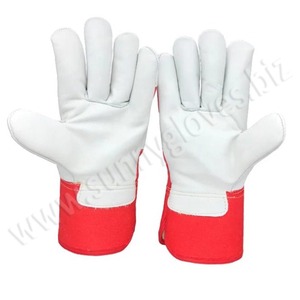 Protection industrielle gants de sécurité en cuir de vache gants de travail - Product Image 5