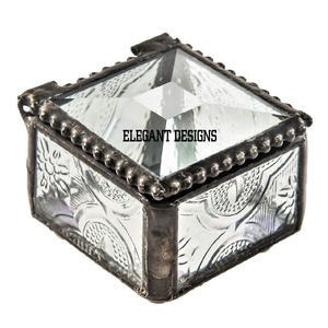 กล่องเครื่องประดับโลหะทรงสี่เหลี่ยมที่ทันสมัยกล่องเครื่องประดับสำหรับงานหนักมีสไตล์ยุโรปมาใหม่กล่องเครื่องประดับที่ดีที่สุด - Product Image 1